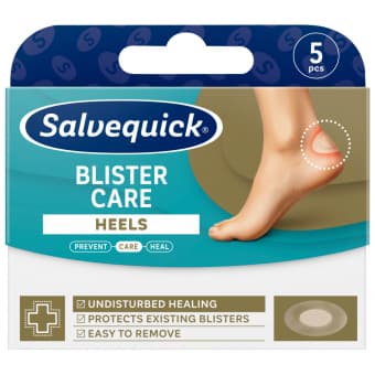 Salvequick Blister Care villihooldusplaastrid kannale N5
