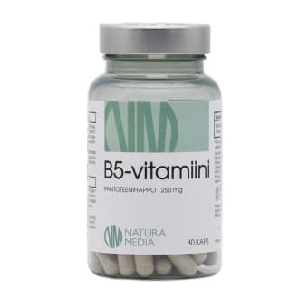 Natura Media B5 pantoteenhape 250mg kapslid N80