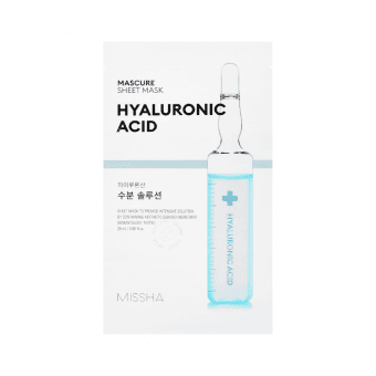 Missha Mascure увлажняющая тканевая маска с гиалуроновой кислотой
