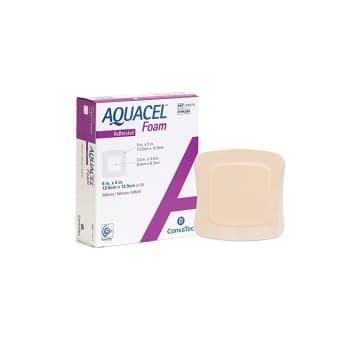 Aquacel Ag Foam vahthaavaside 12,5x12,5cm silikoonist kleepuv N10