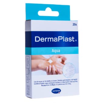 Hartmann Dermaplast Aqua läbipaistvad plaastrid N20