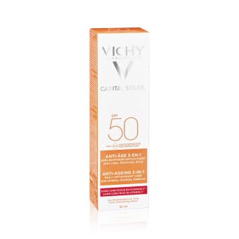 VICHY IDEAL SOLEIL, SPF 50+ антивозрастной крем для лица 50 мл