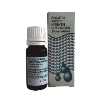 SOLUTIO VIRDIS NITENTIS SPIRITUOSA NAHALAHUS 10MG/ML 10 мл