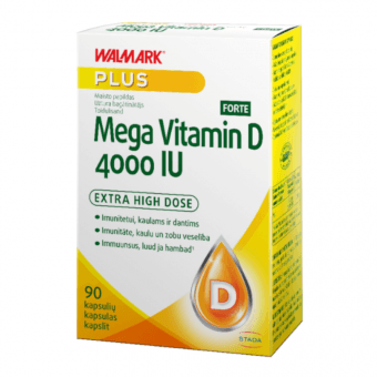 Walmark Mega Vitamin D 4000IU Forte kapslid N90