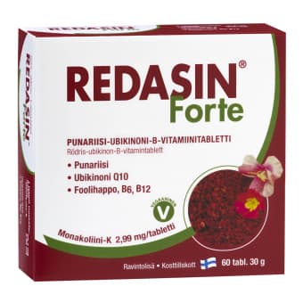 Redasin Forte Südametabletid punase riisiga tbl N60