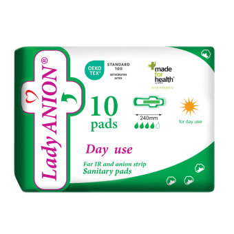 Lady Anion anioonriba ja tiivakestega hügieenisidemed N10
