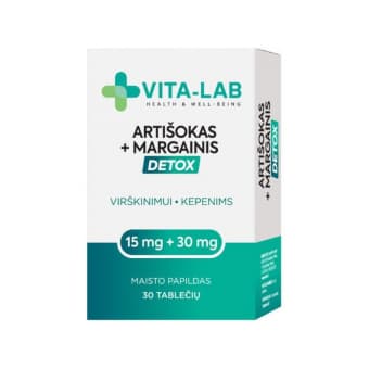 VITA-LAB Artišokk + Maarjaohakas Detox tabletid N30