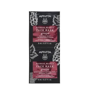 Apivita Express Beauty Line Smoothing & Firming näomask viinamarjadega 2x8ml