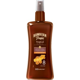 Hawaiian Tropic масло-спрей для загара SPF8 200 мл