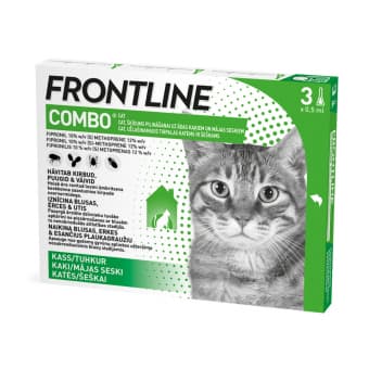 FRONTLINE COMBO CATS ТОЧЕЧНОЕ СРЕДСТВО ОТ ПАРАЗИТОВ ДЛЯ КОШЕК 50MG+60MG/0.5ML N3