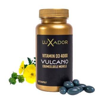 Luxador Vulcano vitamiin D3 4000IU kapslid N60