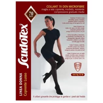 Scudotex sukkpüksid mikrofiiber S590n, suurus 3, mustad, 15-18 mmHg 70 DEN, N1