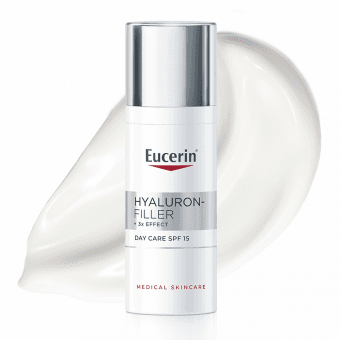 Eucerin Hyaluron-Filler дневной крем против морщин для нормальной и комбинированной кожи SPF 15 50 мл