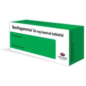 BENFOGAMMA KAETUD TABLETID 50MG N50