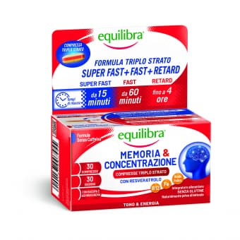 Equilibra Memory & Concentration tabletid mälu ja keskendumisvõime toetamiseks N30
