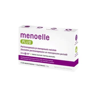 Menoelle Plus tabletid menopausi sümptomite leevendamiseks N30