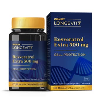 Walmark LONGEVITY Resveratrol Extra 500mg N60