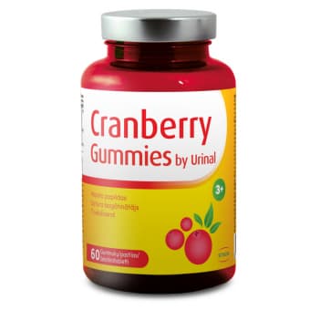 Walmark Urinal Cranberry Gummies jõhvikamaitselised kummikommid N60