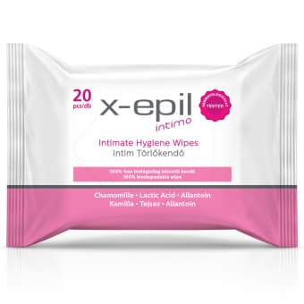 X-Epil салфетки для интимной гигиены 20 шт.