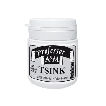 Vitabalans Professori Tsink 15mg tabletid N250