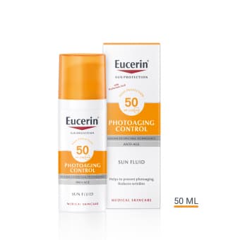 Eucerin Sun Photoaging Control fotovananemist ennetav päikesekaitseemulsioon näole SPF50 50 ml