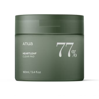 Anua Heartleaf 77% klaaristavad toonikupadjakesed soorohuga 160 ml