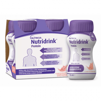 Nutridrink Protein virsiku-mango 4x125ml