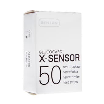 Glucocard X-Sensor glükomeetri testribad N50