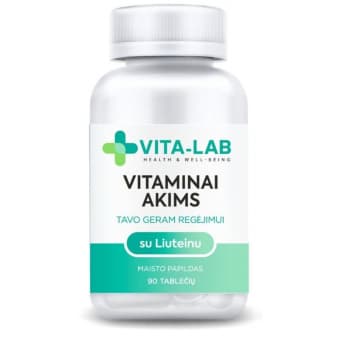 VITA-LAB Витамины для глаз с лютеином в таблетках N90