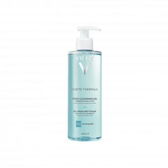 Vichy Purete Thermale värskendav silma- ja näopesugeel tundlikule nahale 400 ml