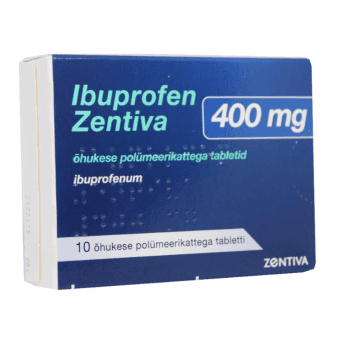 IBUPROFEN ZENTIVA 400MG TBL N10