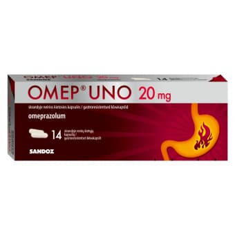 OMEP UNO GASTRORESIST. KÕVAKAPS. 20MG N14