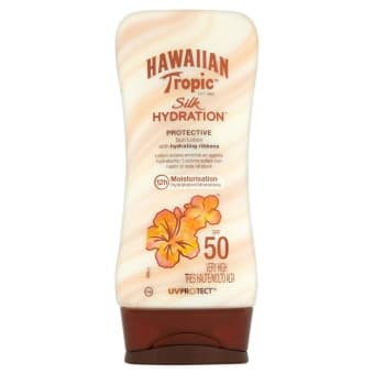 Hawaiian Tropic Silk Hydration SPF50 эмульсия для загара 180 мл
