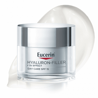 Eucerin Hyaluron-Filler 3x Effect SPF 15 дневной крем для сухой кожи 50 мл