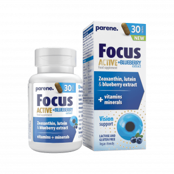 Parene Focus Active+ Blueberry extract tbl silmadele N30