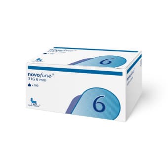 Insuliininõelad NovoFine 31g 0.25x6mm N100