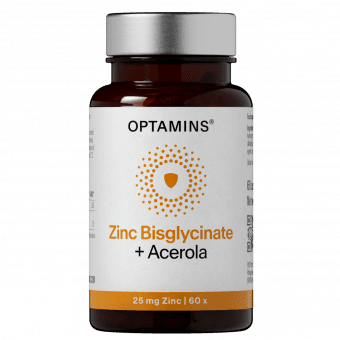 Optamins Tsinkdiglütsinaat + Acerola kapslid N60