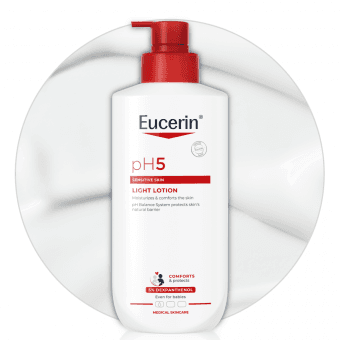 Eucerin pH5 kerge ihupiim normaalsele, kuivale ja tundlikule nahale 400 ml