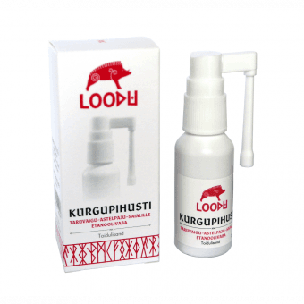 LOODU taruvaigu-astelpaju-saialille etanoolivaba kurgupihusti 30 ml