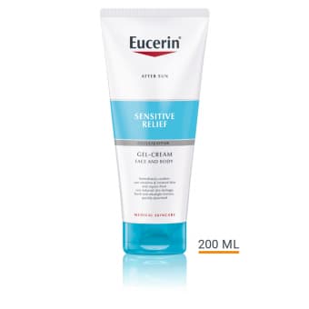 Eucerin After Sun Sensitive Relief päevitusjärgne rahustav geel-kreem 200 ml