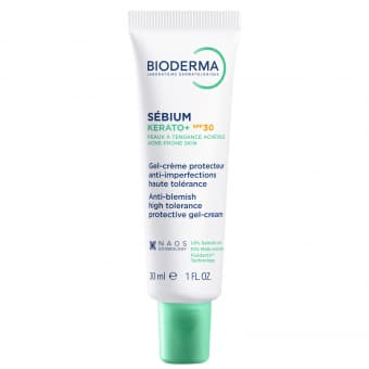 Bioderma Sebium Kerato+ гель-крем для кожи склонной к акне SPF30 30 мл