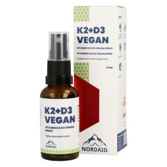 Nordaid K2 + D3 sprei vegan 30 ml