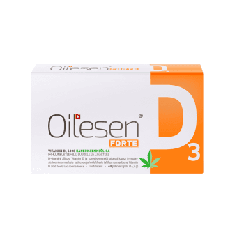 Oilesen Forte D3 4000 kapslid kanepiseemneõliga N60