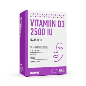 Iconfit Vitamin D3 Women 2500 IU(Blister)N60