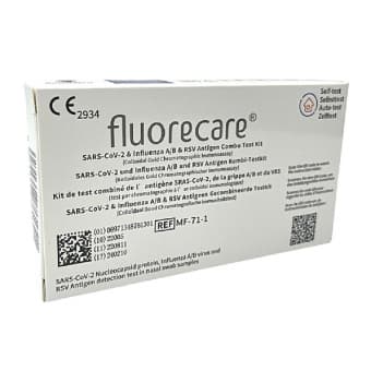 SARS-CoV2+A/B+RSV Fluorecare antigeeni kiirtest ninast N1