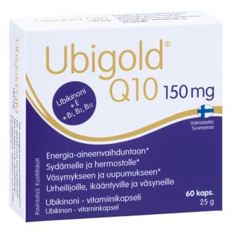 Ubigold Q10 150mg kapslid N60