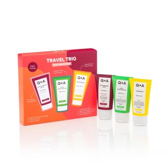 Q+A Travel Trio Bodycare Gift Set kehahooldustoodete komplekt 3x50ml