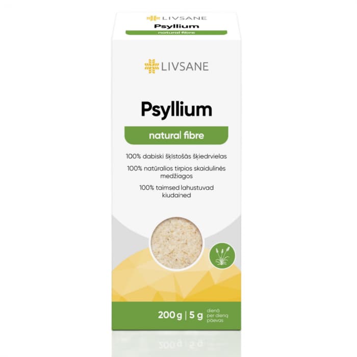 Livsane Psüllium 100% taimsed lahustuvad kiudained 200 g