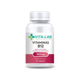VITA-LAB Витамин B12 1000µg в таблетках N90