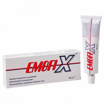 Emofix hemostaatiline verejooksu tõkestav salv 30 g